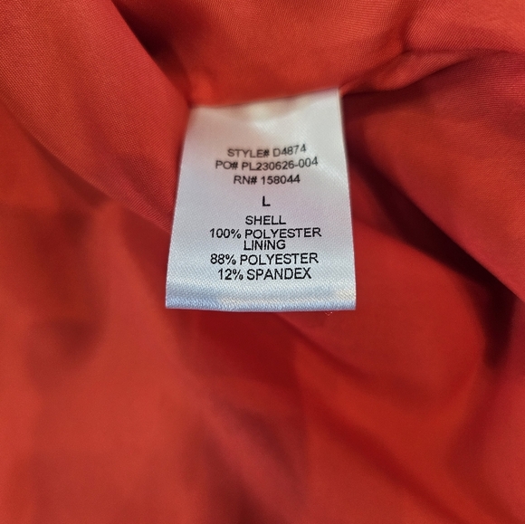 NWT Vestique Ruby Red Rhinestone Trim Mini Dress Size L - Picture 9 of 11